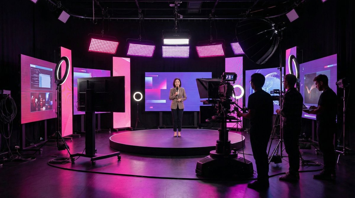 福利导航专业视频制作现场