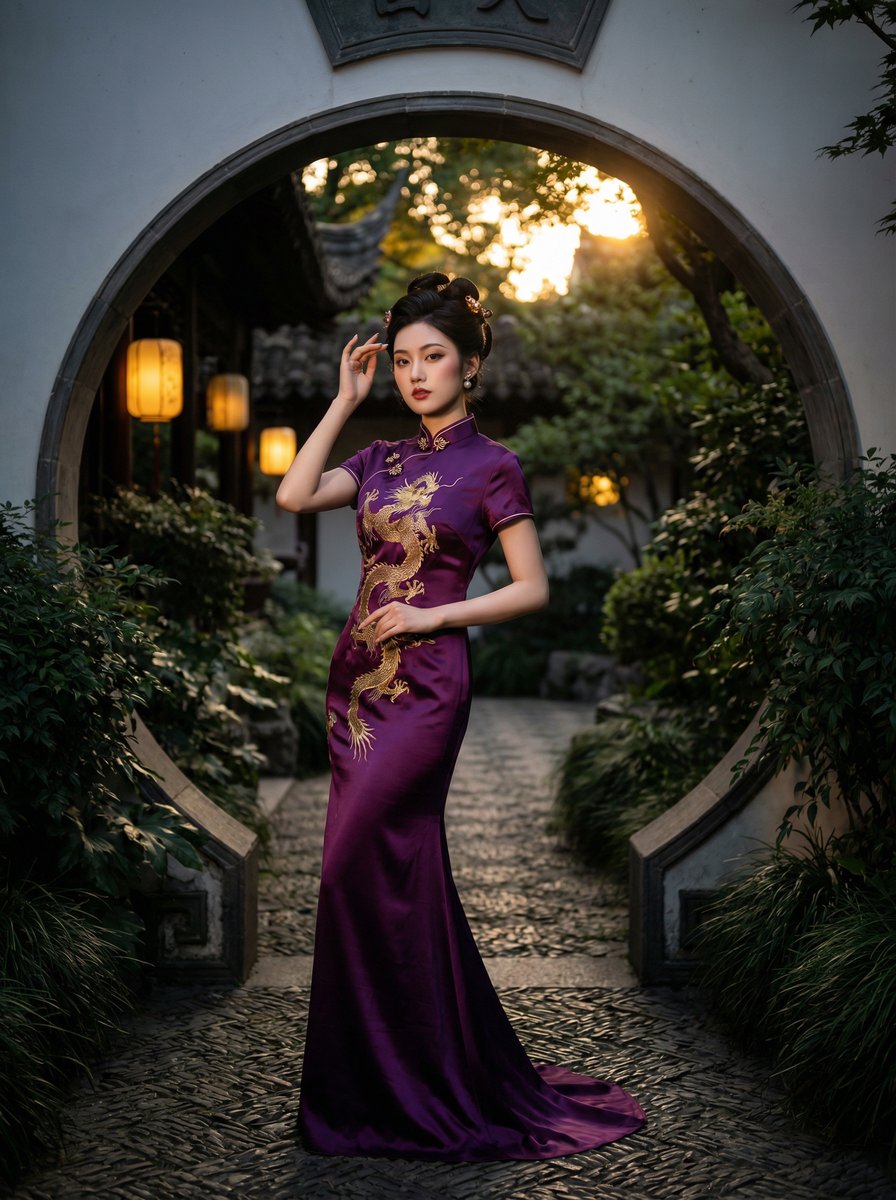 福利导航国风旗袍视频拍摄